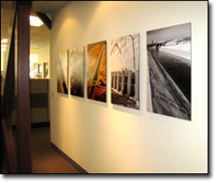fotoflot project display at engineering consulting company